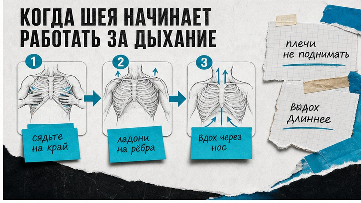 Схема: как шея подключается к вдоху за компьютером