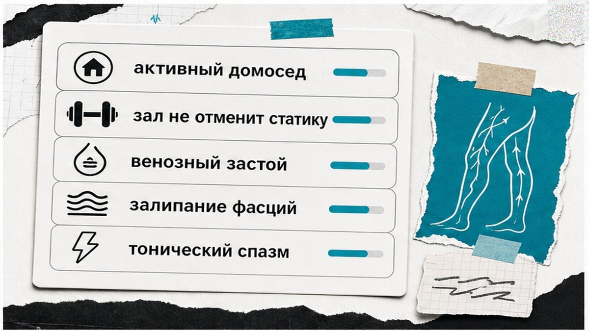 Инфографика: почему вечерний зал не отменяет восемь часов сидения