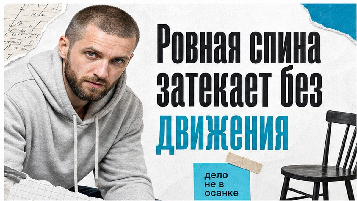 Ровная спина за столом не спасает от часов неподвижности
