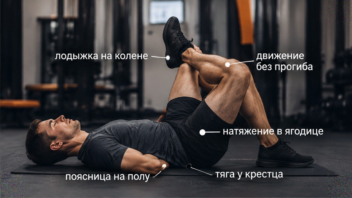 Схема: как лечь в позу «четвёрка» и чего избегать