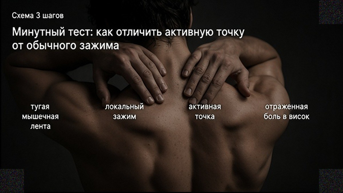 Минутный тест: как отличить активную точку от обычного зажима