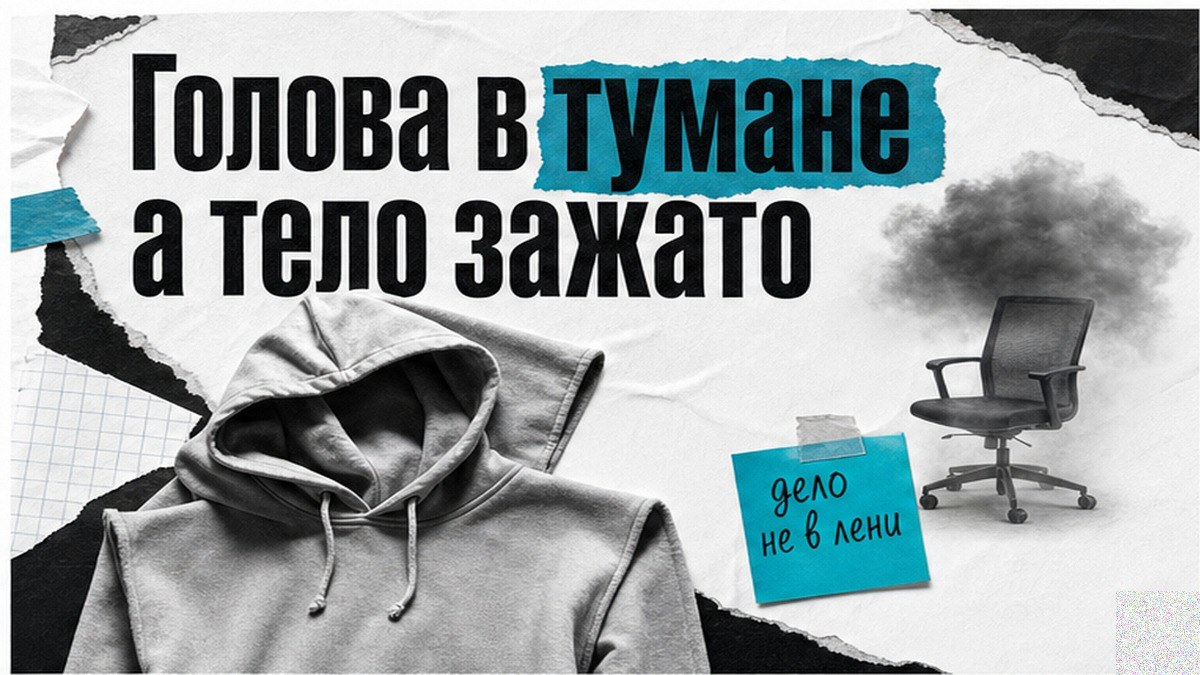 После дня в офисе голова остаётся в тумане, а тело держит напряжение