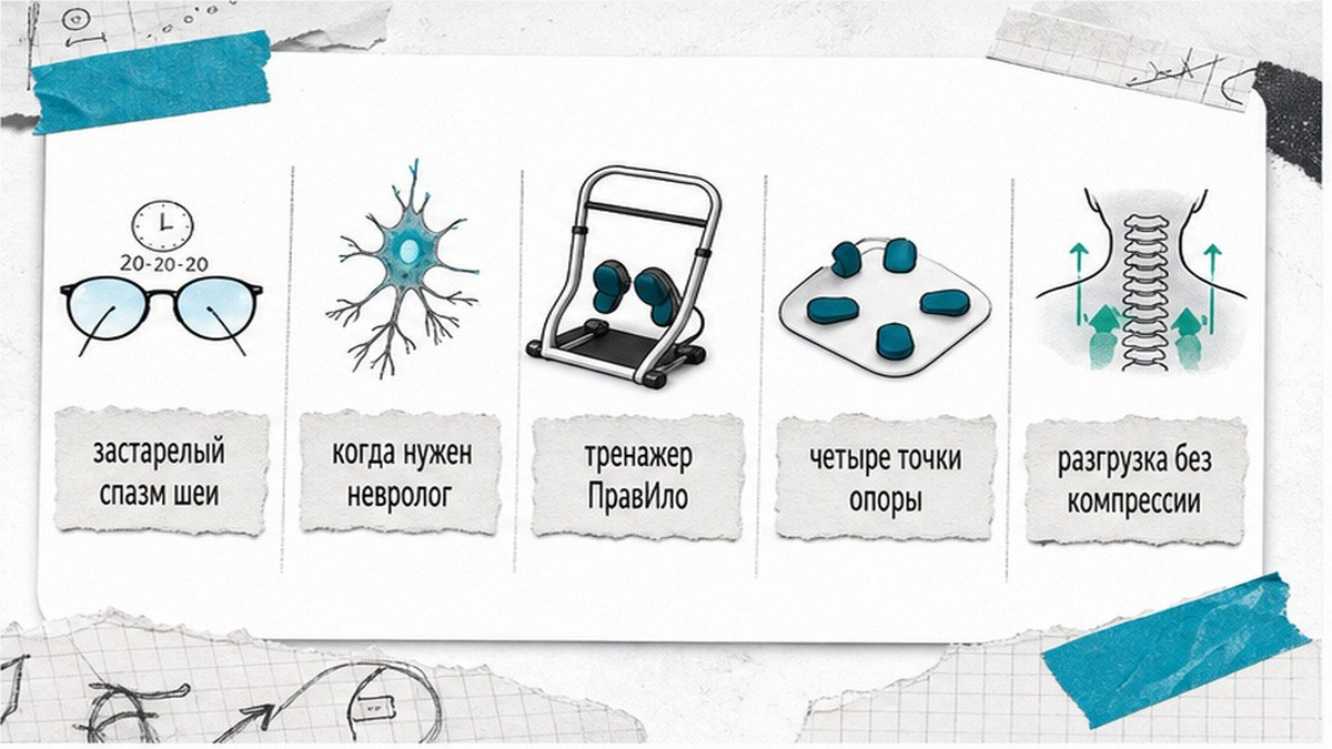 Почему очки с фильтром не снимают зажим в шее