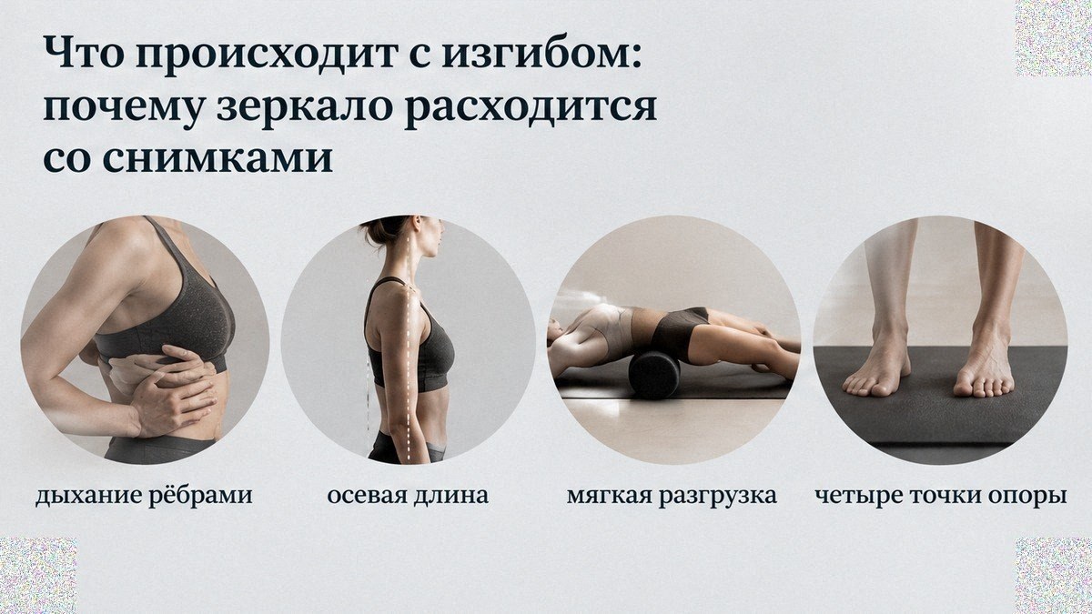 Схема: почему зеркало расходится со снимками