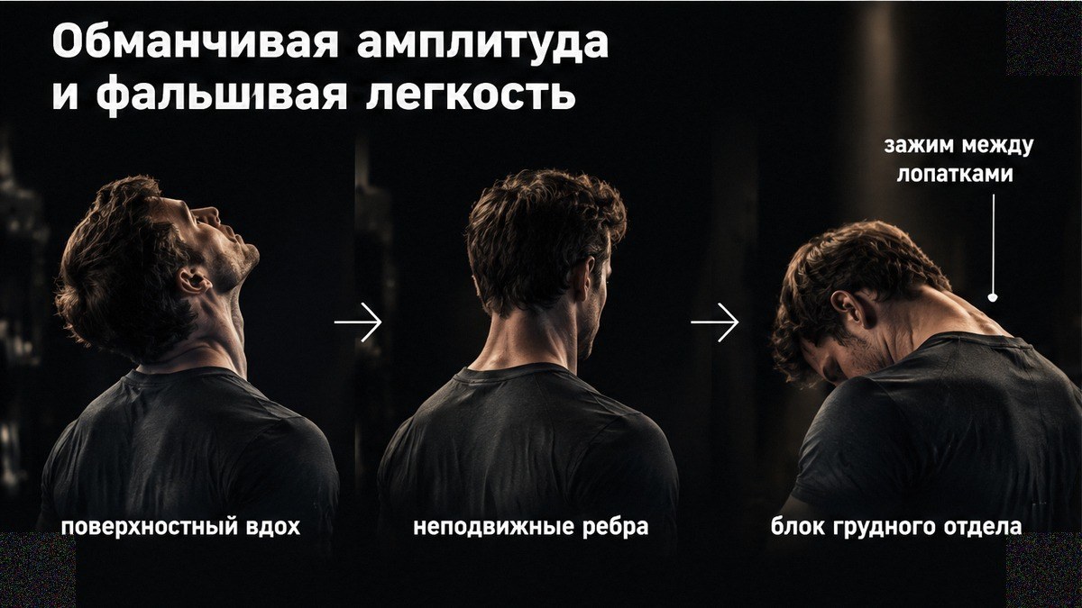 Схема: почему после растяжки шеи кажется легче, а спина нет